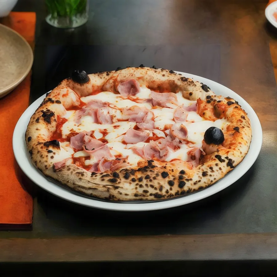 Pizza Prosciutto con jamón York